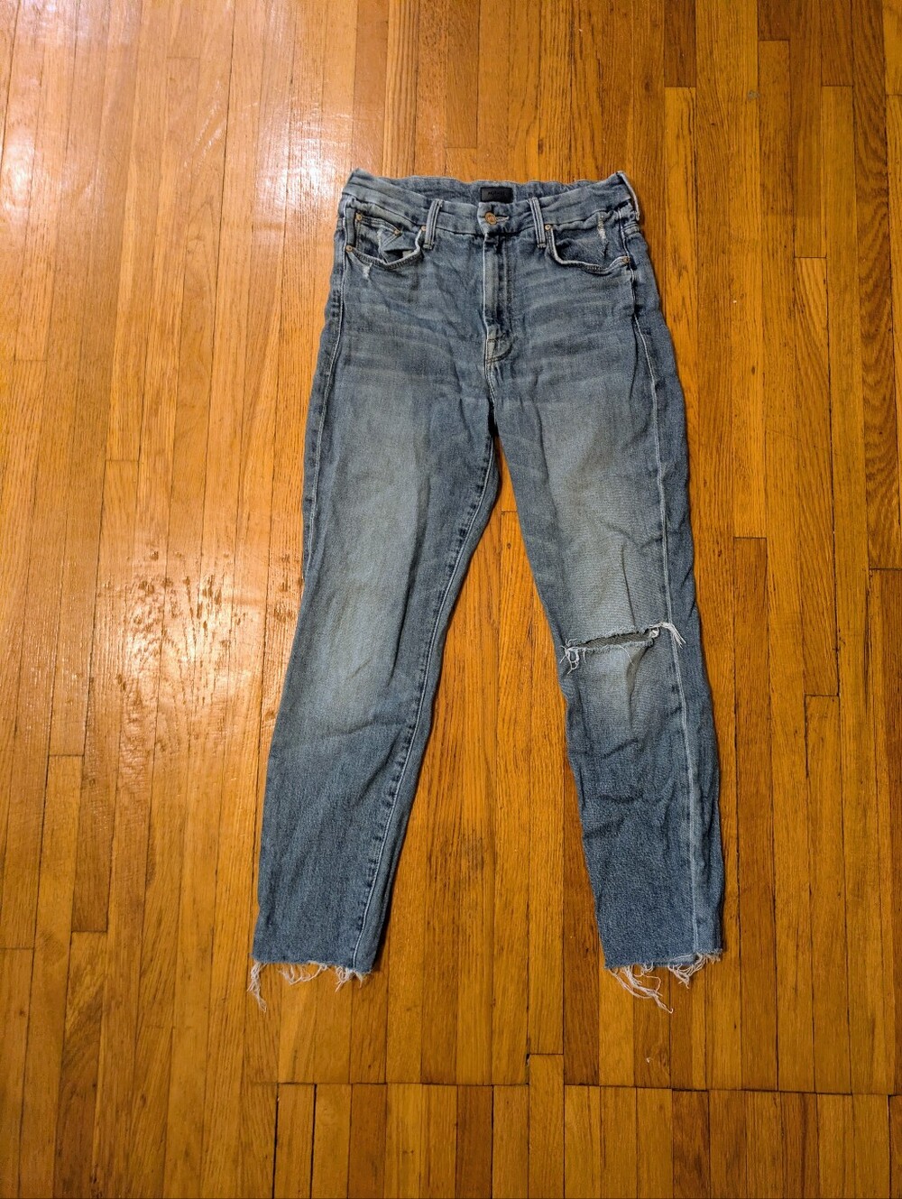 MOTHER Jeans High Waisted Looker Ankle Popism Size 27